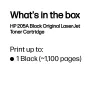 HP 205A juoda originali LaserJet tonerio kasetė, 1100 puslapių, juoda, 1 vnt.