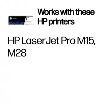 HP 44A juoda Originali LaserJet dažų kasetė, 1000 puslapių, juoda, 1 vnt.