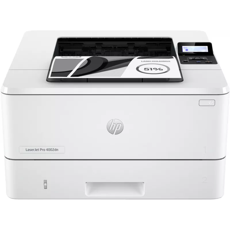 HP LaserJet Pro 4002dn spausdintuvas, lazerinis, 1200 x 1200 DPI, A4, 40 ppm, dvipusis spausdinimas, baltas