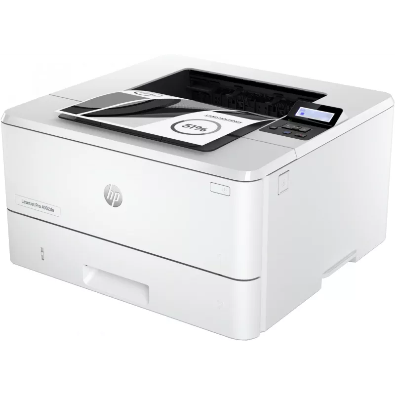 HP LaserJet Pro 4002dn spausdintuvas, lazerinis, 1200 x 1200 DPI, A4, 40 ppm, dvipusis spausdinimas, baltas