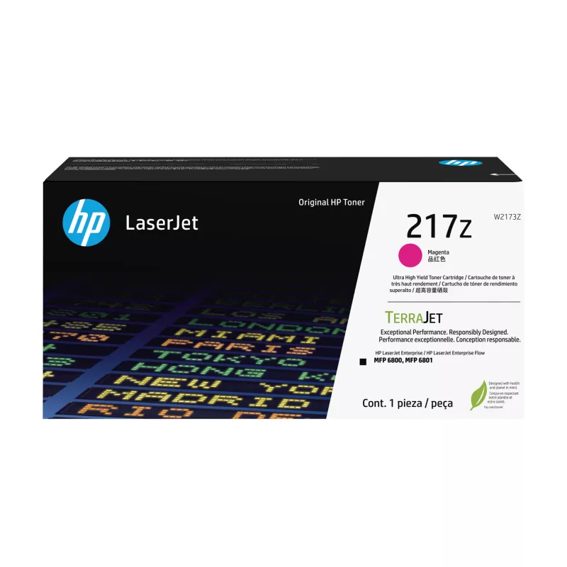 HP 217Z itin didelės išeigos purpurinė originali LaserJet tonerio kasetė