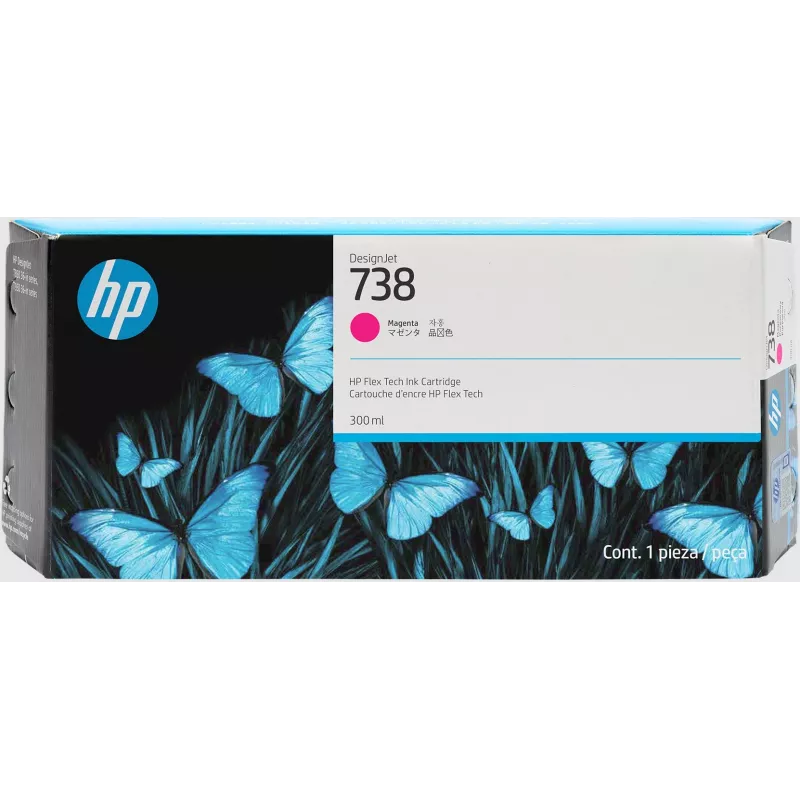 HP 738 300 ml Purpurinė DesignJet rašalo kasetė HP DesignJet T850 T950