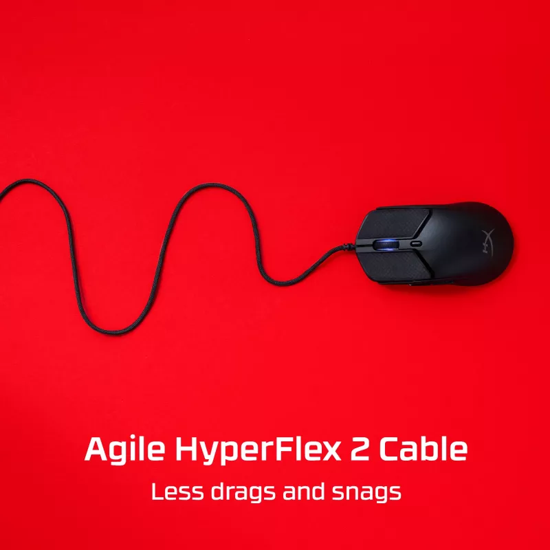 HyperX Pulsefire Haste 2 - Žaidimų pelė (Juoda)