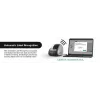 DYMO LabelWriter 550 etikečių spausdintuvas | Etikečių kūrimo įrenginys su tiesiogine termine spauda | Automatinis etikečių atpažinimas | Spausdina adresų etiketes, siuntų etiketes, brūkšninių kodų etiketes ir kt. | ES 2 kaiščių kištukas