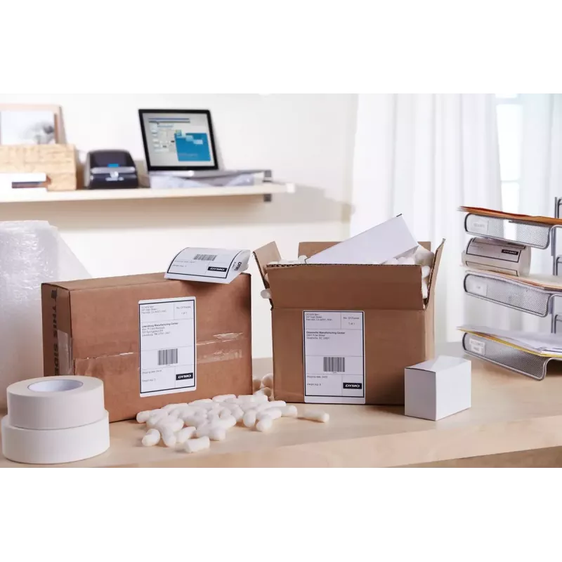 DYMO LabelWriter 5XL etikečių spausdintuvas | Automatinis etikečių atpažinimo etikečių kūrėjas | Spausdina ypač plačias siuntų etiketes iš Amazon, DHL ir kt. | Puikiai tinka el. prekybos pardavėjams | ES 2 kontaktų kištukas