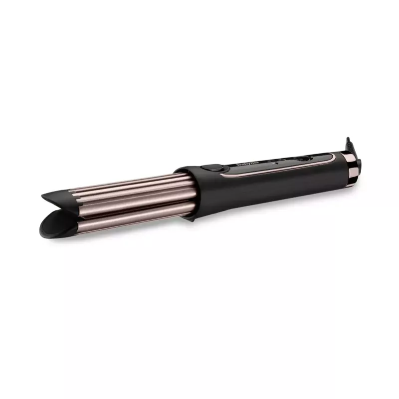 Garbanojimo žnyplės BABYLISS Curl Styler Luxe C112E — 36 mm keraminis cilindras, 160–200°C, 32 W, LED ekranas