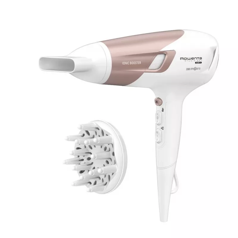 Rowenta Studio Dry CV5830 plaukų džiovintuvas 2300 W Smėlio, Balta