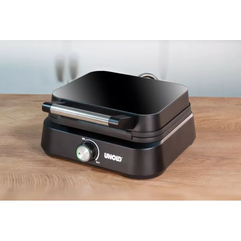 Vaflinė Unold Belgian Waffle Iron Brussels 2 vafliai stačiakampiai juoda 1500 W