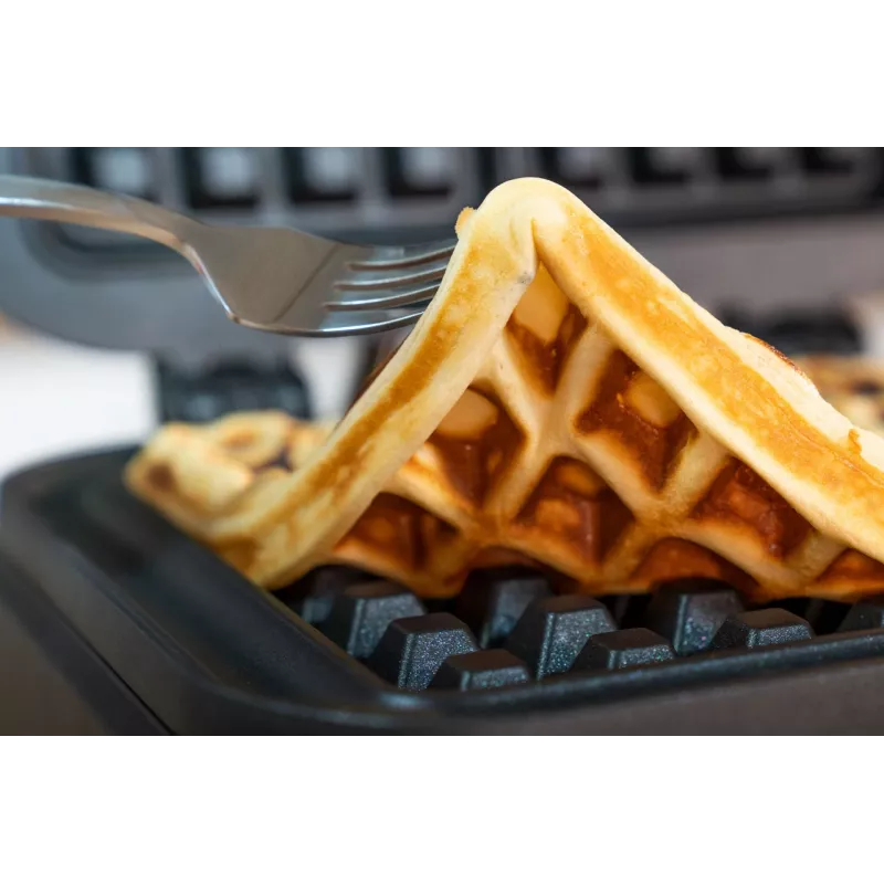 Vaflinė Unold Belgian Waffle Iron Brussels 2 vafliai stačiakampiai juoda 1500 W