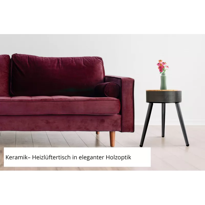 Unold 86545 elektrinis šildytuvas Vidaus Juoda, Medžio Ventiliatorinis elektrinis šildytuvas