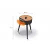 Unold 86545 elektrinis šildytuvas Vidaus Juoda, Medžio Ventiliatorinis elektrinis šildytuvas