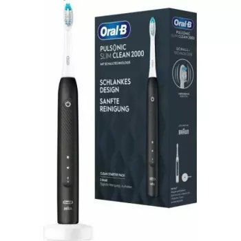 Dantų šepetėlis Oral-B Pulsonic plonas Clean 2000 Juoda