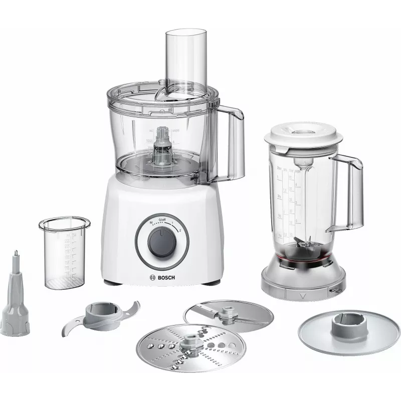 Virtuvinis kombainas Bosch MCM3200W — 800 W variklis, 2,3 l talpa, baltas