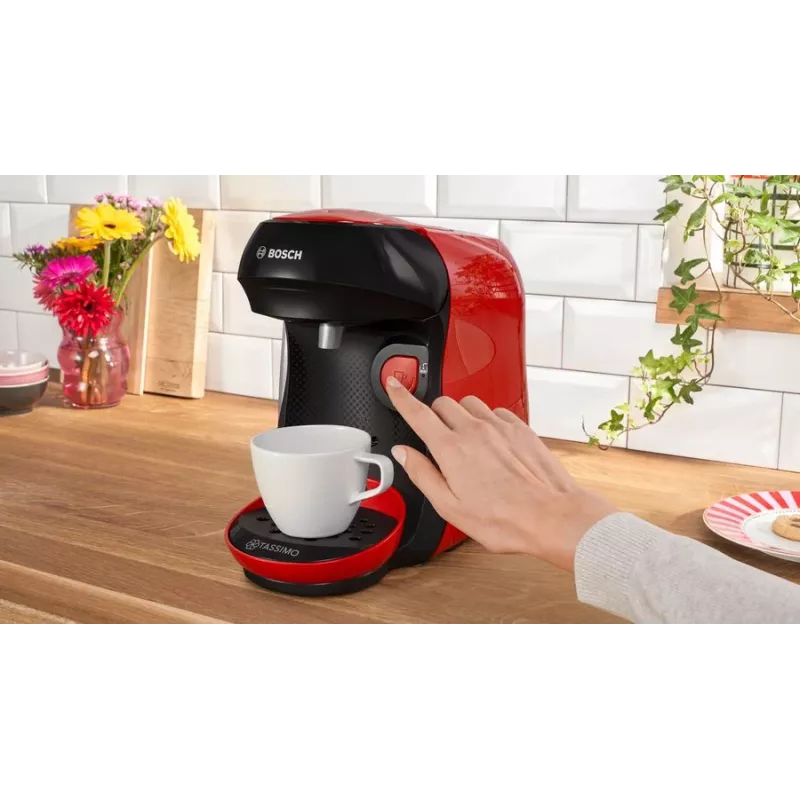 Bosch Tassimo Happy TAS103E kavos virimo aparatas, visiškai automatinis, kapsulinis kavos aparatas, 0,7 l