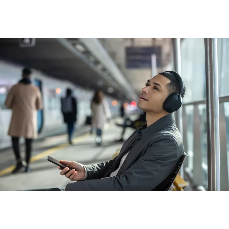 SONY WH-1000XM5/B triukšmą slopinančios belaidės ausinės, juodos