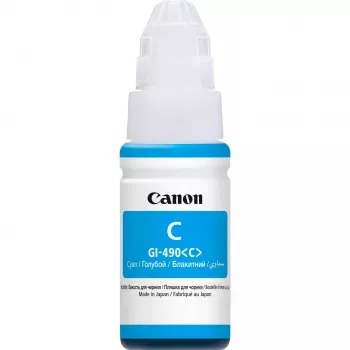 Canon GI-490C, žydra, Canon, 70 ml, Japonija, 1 vnt.