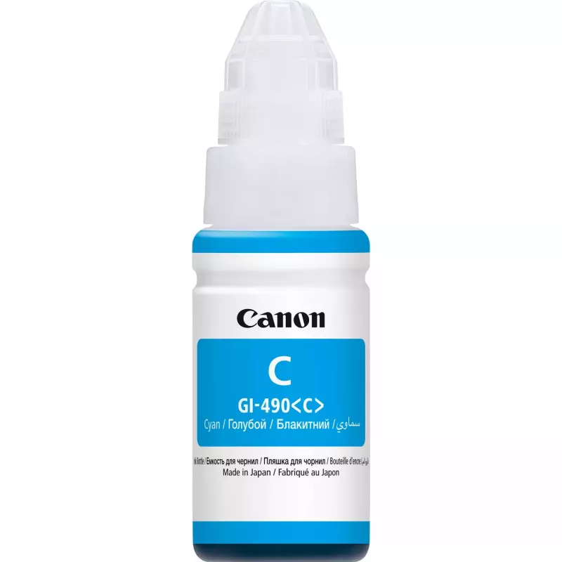 Canon GI-490C, žydra, Canon, 70 ml, Japonija, 1 vnt.