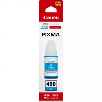 Canon GI-490C, žydra, Canon, 70 ml, Japonija, 1 vnt.