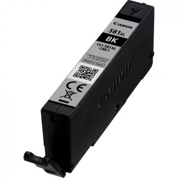 Canon CLI-581XL didelio našumo juodo rašalo kasetė, juoda, pigmentinis rašalas, 8,3 ml, 520 puslapių