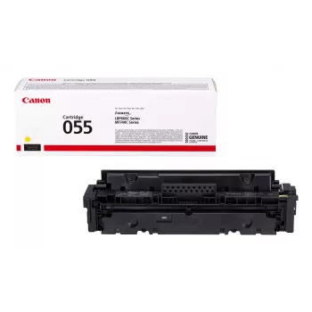 Canon 055 dažų kasetė 1 vnt. Originali geltona