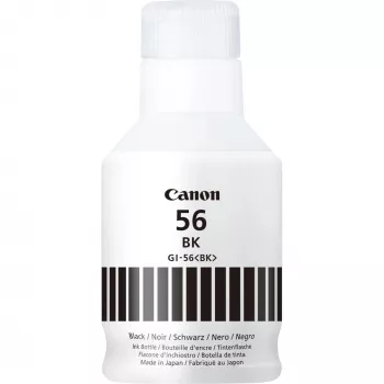 “Canon GI-56BK” juodo rašalo buteliukas, Originalius, juodas, “Canon”, “MAXIFY GX6050”, “GX7050”, 6000 puslapių, rašalinis