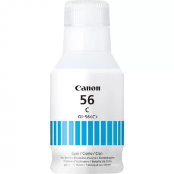 Canon GI-56C žydra rašalo buteliukas, Originalius, žydra, Canon, MAXIFY GX6050, GX7050, 14000 puslapių, rašalinis