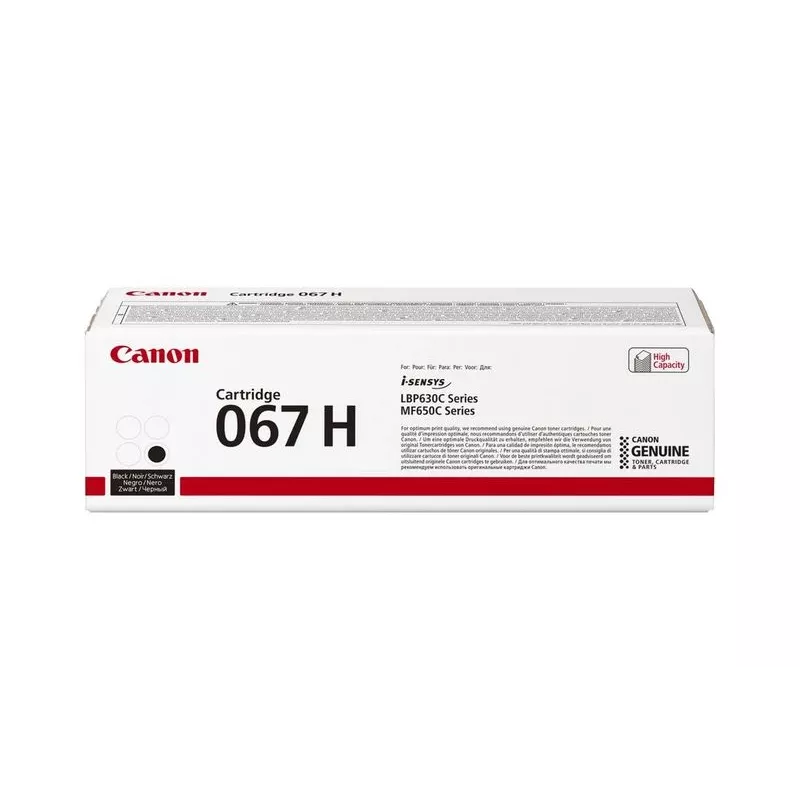 Canon 067H dažų kasetė 1 vnt. Originali juoda