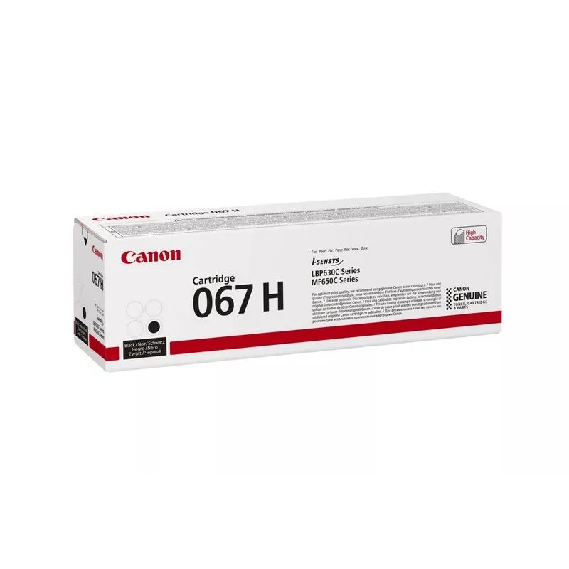 Canon 067H dažų kasetė 1 vnt. Originali juoda