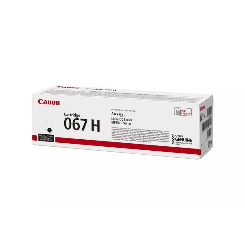Canon 067H dažų kasetė 1 vnt. Originali juoda