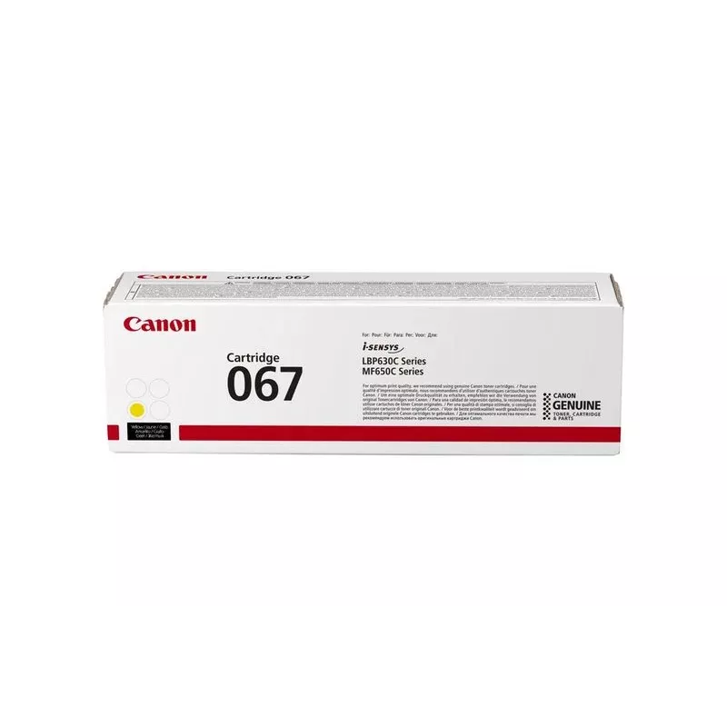 Canon 067 dažų kasetė 1 vnt. Originali geltona