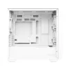 PC korpusas ASUS A21 PLUS Micro ATX baltas — palaiko Micro ATX/Mini-ITX, 3x120mm priekiniai ventiliatoriai, 1x120mm galinis, 360mm priekinis radiatorius, GPU iki 380 mm