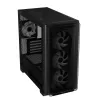 ASUS A23 PLUS TG ARGB Juoda, PC, Juoda, micro ATX, Mini-ITX, Daugiaspalvis, 16,5 cm, 38 cm