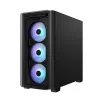 ASUS A23 PLUS TG ARGB Juoda, PC, Juoda, micro ATX, Mini-ITX, Daugiaspalvis, 16,5 cm, 38 cm
