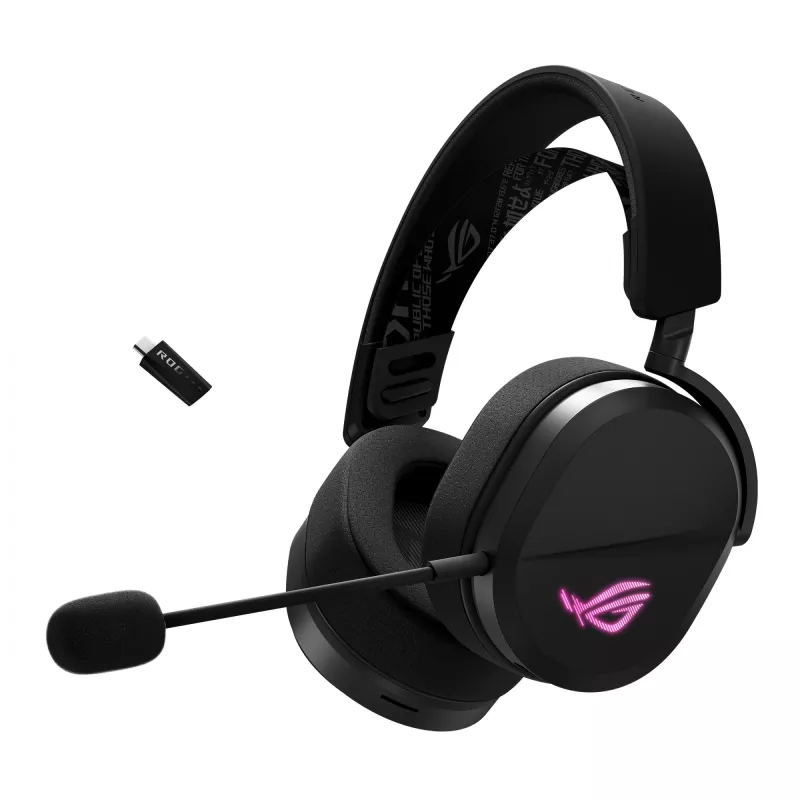 ASUS ROG Pelta Ausinės Laidinės ir belaidės Ant galvos Žaidimams USB Type-C Bluetooth Juodos