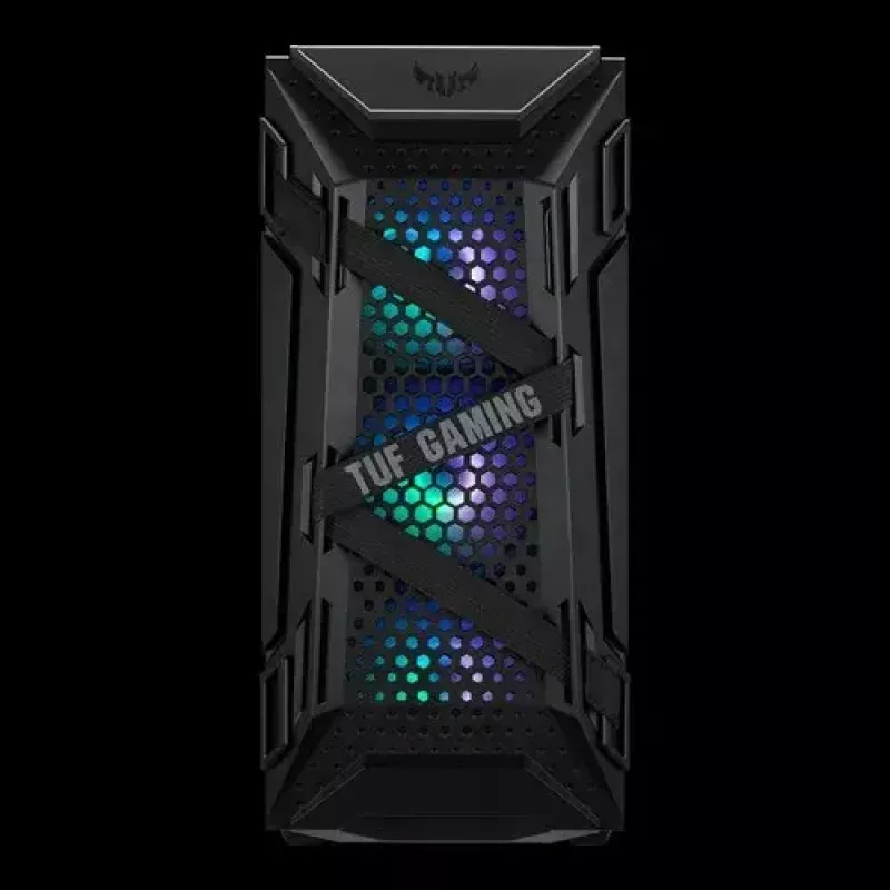 PC Case ASUS TUF GAMING CASE GT301 — Midi-Tower ATX, grūdintas stiklas, 3x120mm priekiniai ventiliatoriai, 1x120mm galinis, palaiko ATX/Micro-ATX/Mini-ATX
