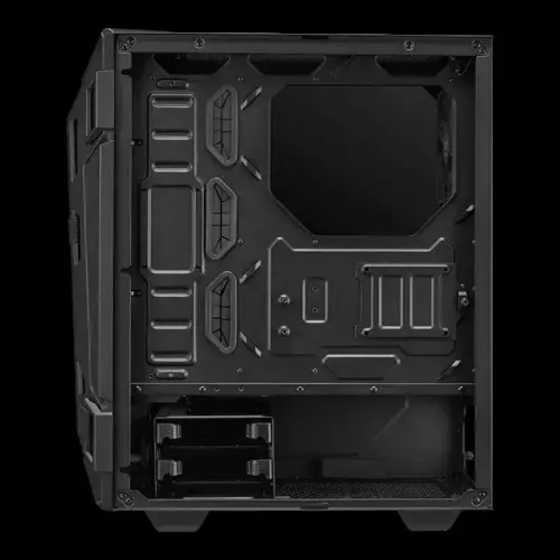 PC Case ASUS TUF GAMING CASE GT301 — Midi-Tower ATX, grūdintas stiklas, 3x120mm priekiniai ventiliatoriai, 1x120mm galinis, palaiko ATX/Micro-ATX/Mini-ATX