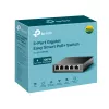 TP-Link 5 prievadų Gigabit Easy Smart Switch su 4 prievadais PoE+, L2, Gigabit Ethernet (10/100/1000), maitinimas per Ethernet (PoE)