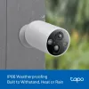 TP-Link Tapo Smart belaidė apsaugos kamera, IP apsaugos kamera, lauko, belaidė, lubų/sienos, balta, kulkos formos