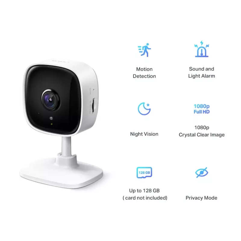 IP saugos kamera TP-Link Tapo Home Security Wi-Fi Camera 1920x1080