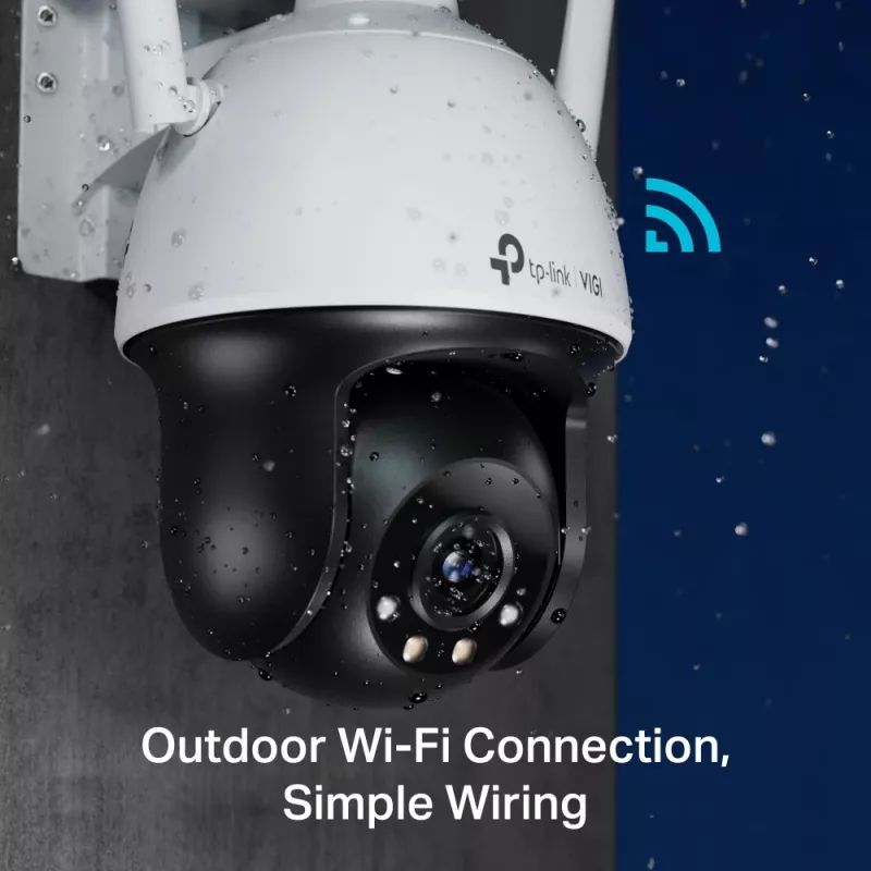 TP-Link VIGI 4MP lauko pilnų spalvų „Wi-Fi“ PTZ tinklo kamera