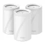 TP-Link BE9300 Viso namo „Mesh“ Wi-Fi 7 sistema (triju juostu), balta, vidinė, „Mesh“ sistema, triju juostu (2,4 GHz / 5 GHz / 6 GHz), Wi-Fi 7 (802.11be), 9214 Mbit/s
