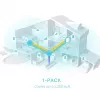„Mesh“ belaidžio tinklo įrenginys TP-Link AX3000 dviejų juostų „Wi-Fi 6“