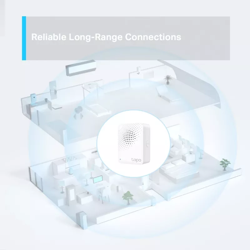TP-Link Tapo išmanusis IoT šakotuvas su skambučiu, baltas, IoT šakotuvas