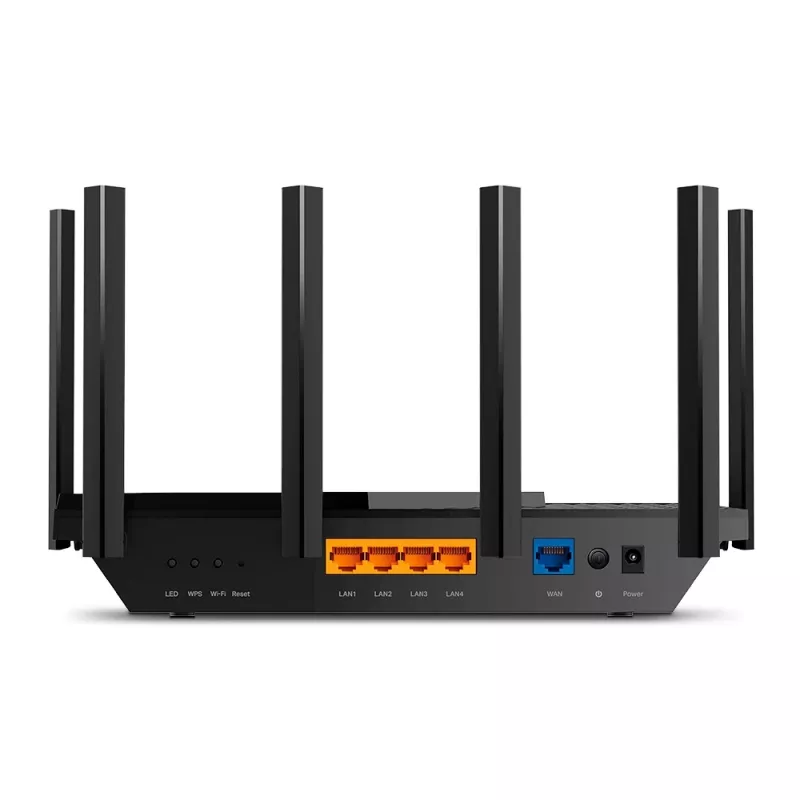 TP-Link Archer AX72 belaidis maršrutizatorius Gigabit Ethernet Dviejų juostų (2,4 GHz / 5 GHz) Juoda