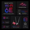 TP-Link AXE5400 Wi-Fi 6E Bluetooth 5.2 PCIe adapteris, vidinis, belaidis, PCI Express, WLAN / Bluetooth, 5400 Mbit/s, juoda, raudona