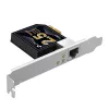 TP-Link 2.5 Gigabit PCIe tinklo adapteris, vidinis, laidinis, PCI Express, Ethernet, 2500 Mbit/s, juoda, pilka