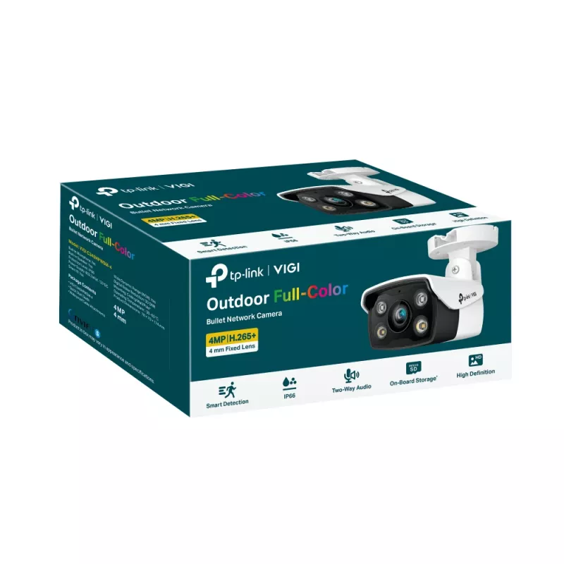 TP-Link VIGI C340 Kulkos formos IP stebėjimo kamera, lauke, 2560 x 1440 pikseliai, lubos/siena/stulpas