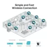 TP-Link VIGI C440(2.8mm) Turret IP apsaugos kamera Vidaus ir lauko 2560 x 1440 pikseliai Lubos