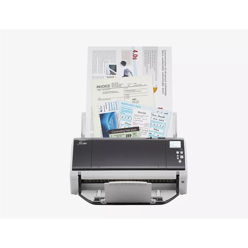 Ricoh fi-7460 ADF + rankinis padavimo skaitytuvas 600 x 600 DPI A3 pilka, balta
