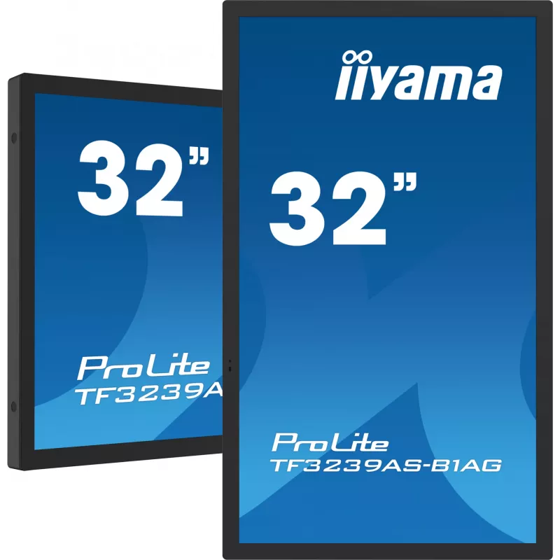 iiyama TF3239AS-B1AG kompiuterio monitorius 80 cm (31,5 colio) 1920 x 1080 pikselių Full HD LED liečiamuoju ekranu juodas